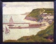 Georges Seurat Port-en-Bessin Norge oil painting reproduction